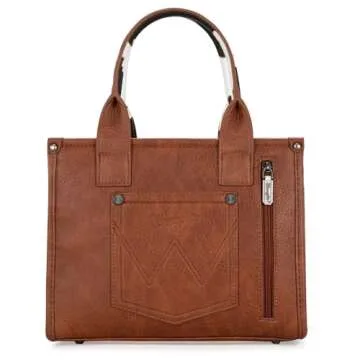 Wrangler Purse for Women Medium Tote Bag Handbags Top-Handle