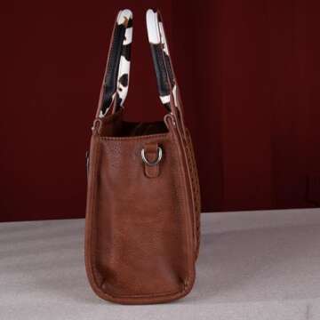 Wrangler Purse for Women Medium Tote Bag Handbags Top-Handle