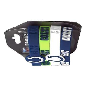 Amico NFL Baltimore Ravens Silicone Bracelets - 4 Pack