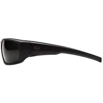 Venture Gear Overwatch Shooting Safety Sunglasses, Black, Forest Gray Anti-Fog Lens