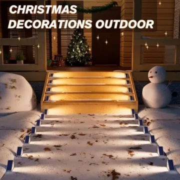 Stylish Waterproof Solar Stair Lights for Home Safety