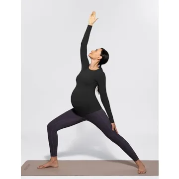 PoshDivah Maternity Long Sleeve Top for Expectant Moms