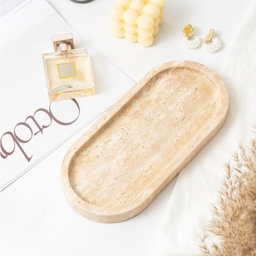Elegance in Design: WORHE Travertine Stone Tray