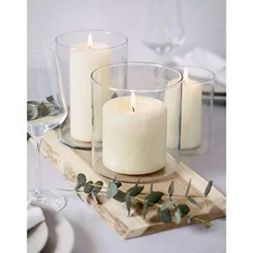 Bolsius Ivory Pillar Candles – 2x6 Unscented Candle Set of 20 – Dripless, Smokeless, and Clean Burning Household Dinner Candles – Perfect for Weddings, Parties, Dinners Decorative Candles