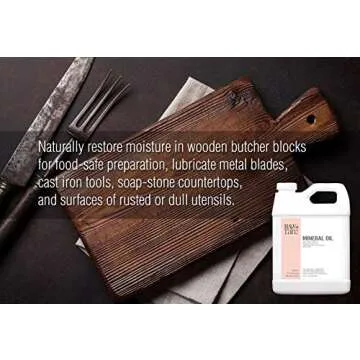 Food Grade Mineral Oil for Wood, Skin, and Kitchen Tools