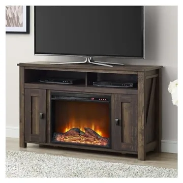 Ameriwood Farmington Fireplace Console for Cozy Spaces