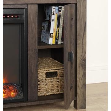 Ameriwood Farmington Fireplace Console for Cozy Spaces