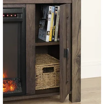 Ameriwood Farmington Fireplace Console for Cozy Spaces