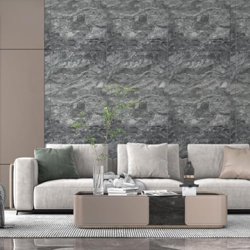 Gray Marble Peel and Stick Wallpaper for Easy Home Decor