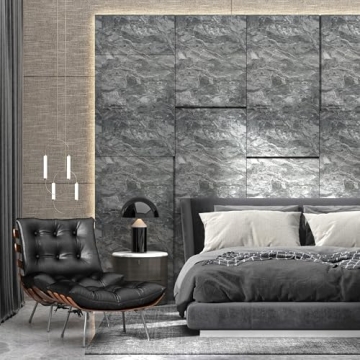 Gray Marble Peel and Stick Wallpaper for Easy Home Decor