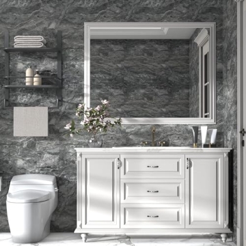 Gray Marble Peel and Stick Wallpaper for Easy Home Decor