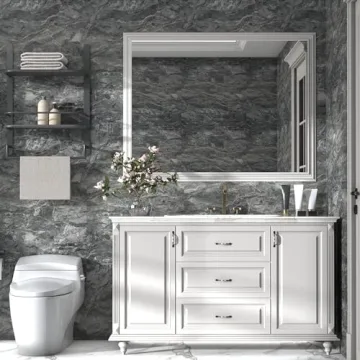 Gray Marble Peel and Stick Wallpaper for Easy Home Decor