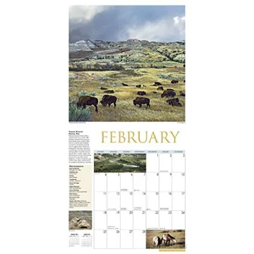 National Parks of the West Calendar 2018 with Events