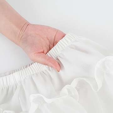 LTAKK Bloomers Women Kawaii Shorts Victorian Steampunk Pumpkin Ruffle Petticoat Underskirt, S/M