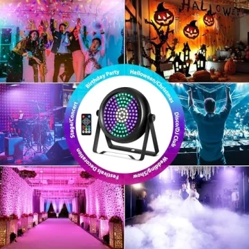 ENDYSHOW Party Strobe Light 30W RGB+W+UV for Festive Events