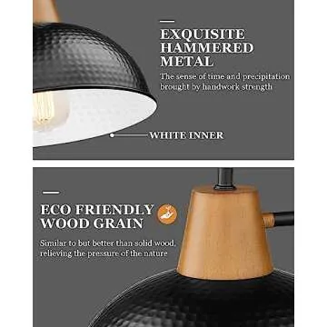 Dusk to Dawn Outdoor Lighting, HWH Modern Porch Lights Outdoor Wall, Exterior Gooseneck Barn Wall Sconce with Hammered Metal Shade, Black Finish, 5HZG70B-PC BK