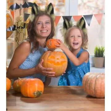 Dodheah Wolf Ears Headband for Halloween and Cosplay