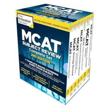 Princeton Review MCAT Subject Review Complete Box Set, 2nd Edition: 7 Complete Books + Access to 3 F...
