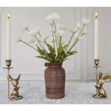 Mouse Reading Taper Candle Holders, Creative Animal Candlestick Holders, Centerpiece Table Decorative Candlelight, Dinner Metal Candle Stand, Home Decor…