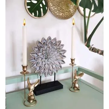 Mouse Reading Taper Candle Holders, Creative Animal Candlestick Holders, Centerpiece Table Decorative Candlelight, Dinner Metal Candle Stand, Home Decor…