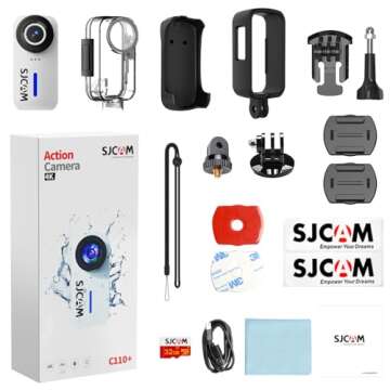 Compact 4K SJCAM Pocket Action Camera with Accessories