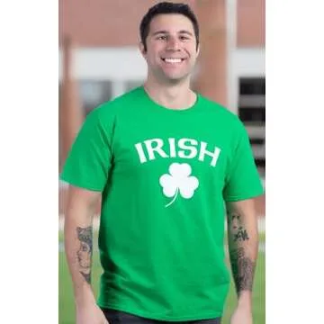 Irish Pride Unisex Ireland T-Shirt/St. Patrick's Day Irish Pride Tee Shirt-Green-XXX-Large