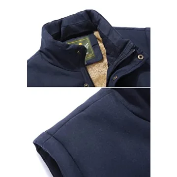 VtuAOL Lightweight Fleece Lined Men's Puffer Vest