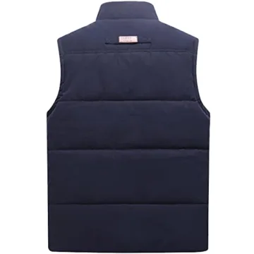 VtuAOL Lightweight Fleece Lined Men's Puffer Vest