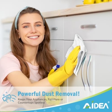 AIDEA Microfiber Cleaning Cloths - Soft & Absorbent 8PK