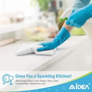 AIDEA Microfiber Cleaning Cloths - Soft & Absorbent 8PK