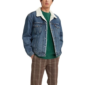 Levi's Men's Sherpa Lined Trucker Jacket - Stylish Warmth for All Seasons