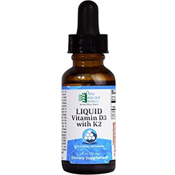 Ortho Molecular Liquid Vitamin D3 K2 1 OZ - Pure Vitality Drops