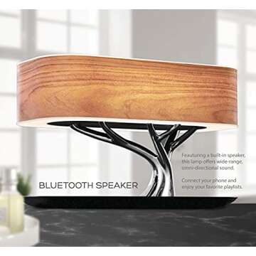 MODIRNATION Bonsai Smart Lamp with Bluetooth Speaker and Charger