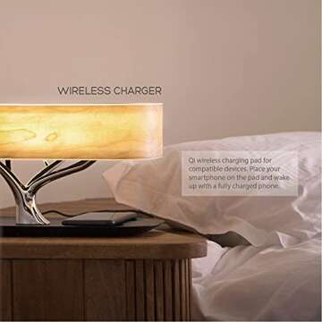 MODIRNATION Bonsai Smart Lamp with Bluetooth Speaker and Charger
