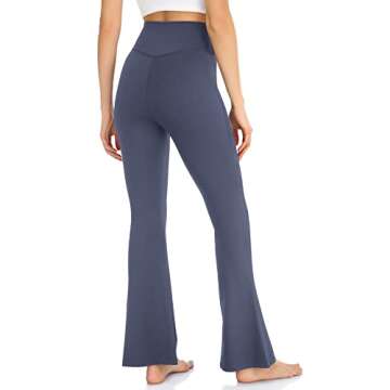 YUNOGA Women's Flare Leggings for Ultimate Comfort and Style