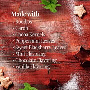 The Republic of Tea Peppermint Cuppa Chocolate Tea, 36 Tea Bags, Rooibos Tea Dessert Blend