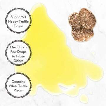 Roland Foods White Truffle Oil for Gourmet Cooking