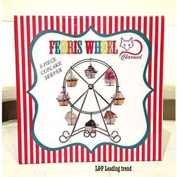 Charmed Ferris Wheel Cupcake Stand for Carnival and Circus Theme Party