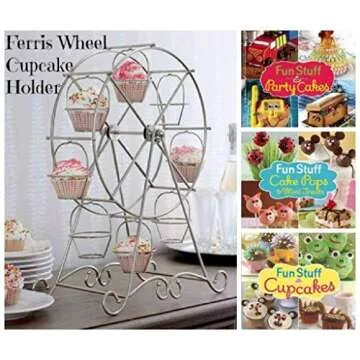 Charmed Ferris Wheel Cupcake Stand for Carnival and Circus Theme Party