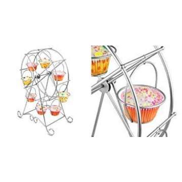 Charmed Ferris Wheel Cupcake Stand for Carnival and Circus Theme Party