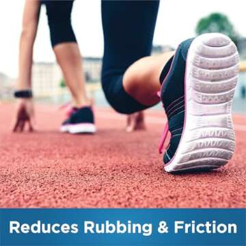 Amazon Basic Care Extreme Hydrocolloid Gel Blister Cushion Bandages for Heels, 2X Faster Healing, Protection & Pain Relief against Burns, Rubbing & Friction, 10 Count (1.65 in x 2.67 inches)