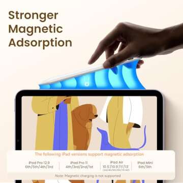 Hastraith Stylus Pen for iPad - Fast Charge & Precision