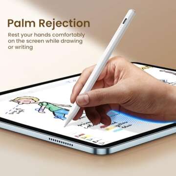 Hastraith Stylus Pen for iPad - Fast Charge & Precision
