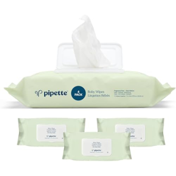 Gentle Pipette Baby Wipes - 288 Count, Non-Toxic Care