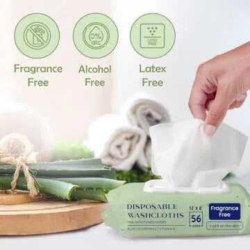 X Large Wet Wipes for Adults - 2 Packs of 56 [112 Count] Disposable Incontinence Wipes, 12" x 8" Adult Wipes for Elderly - Personal Body Wipes for Women and Men, Pre Moistened Adult Washcloths