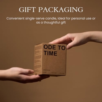 M&SENSE Luxury Santal Scented Candle Gift Set for Holidays