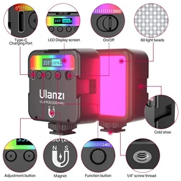 ULANZI VL49 RGB LED Video Light for Creators