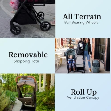 Strolee Baby+ Lightweight Stroller & Shopping Bag