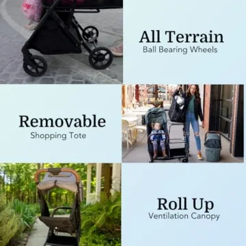 Strolee Baby+ Lightweight Stroller & Shopping Bag