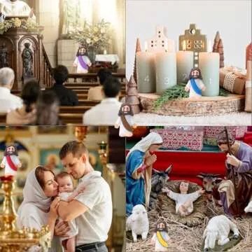 KIDHABE 25 Pcs Little Jesus Figures for Easter Gifts